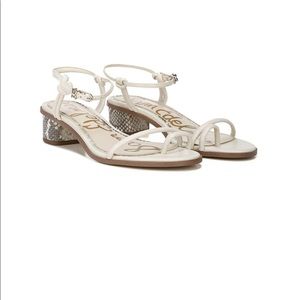 NWB,Sam Edelman Block Heel LeatherStrappy Sandals